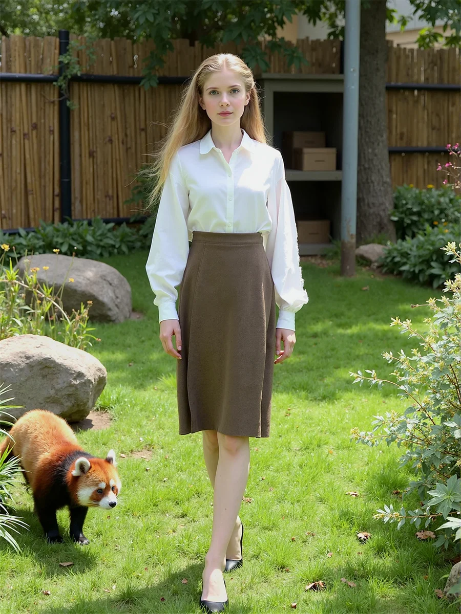 قمصان نسائية سادة بأكمام واسعة من التول اللامع للعمل وسيم من الترتان بساطتها Bf تلميذة عتيمة مكشكشة #2