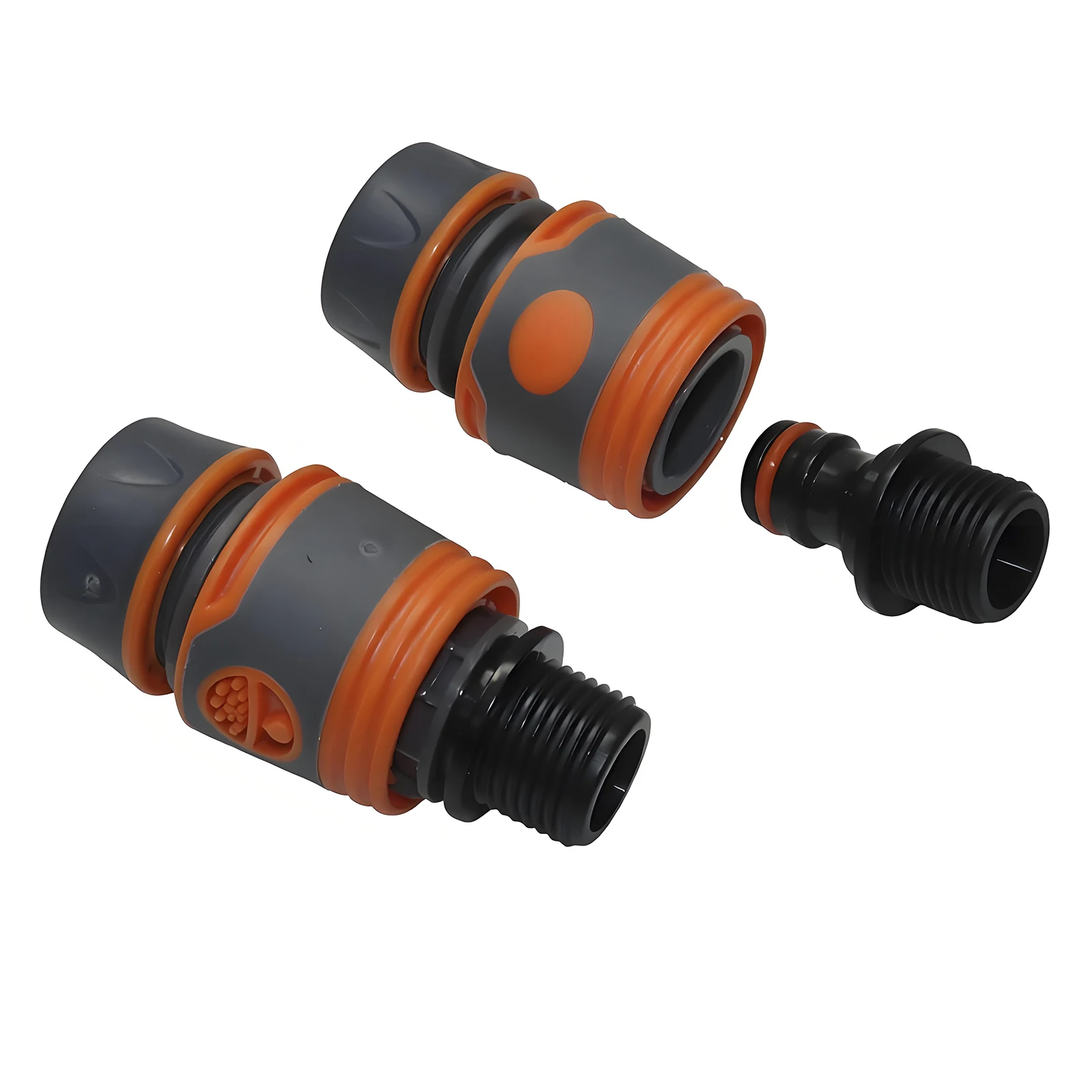 2PCS Garden Hose Quick Connector Set 1/2