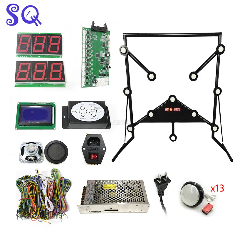 Light-Catching Batak Reaction Challenge Whack-a-Mole Booth Timer Carnival Games Kit Equipment Set Playground Parts