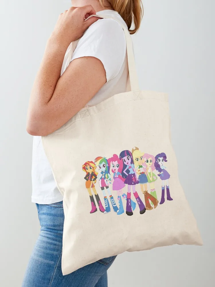 Squad of Friendship (Princess Twilight ver.) Tote Bag tote bag university shopper bags for women Canvas Tote Bag