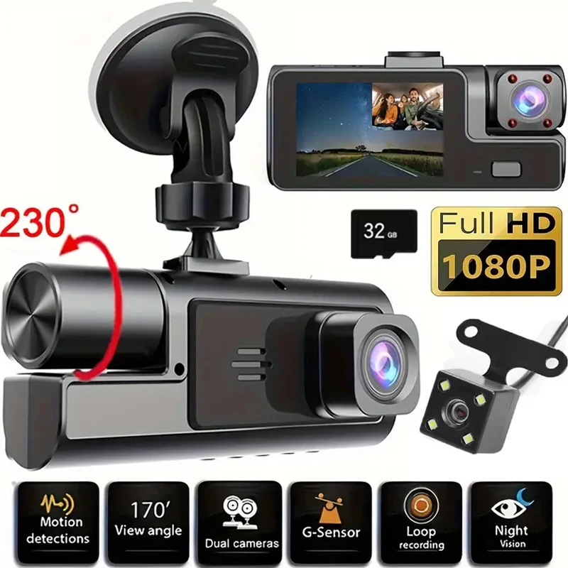Dual Lens 1080P Car…
