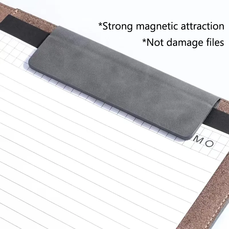 University A4 Leather Padfolio Portfolio Folder Magnetic Clipboard Business Executive Folders Documents Holder Organizer Office
