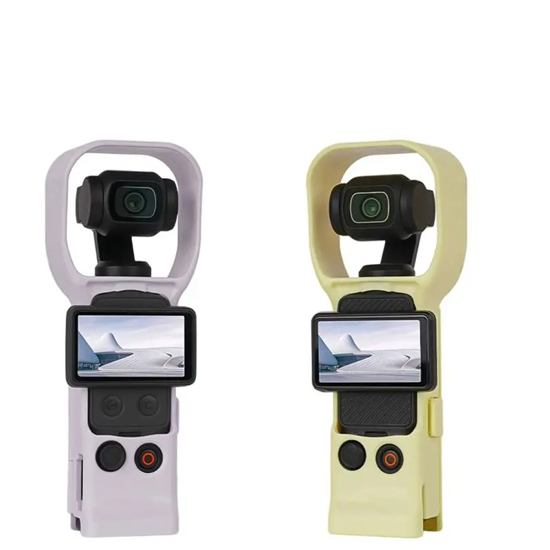ABZZ-No-Removal Protective Case For DJI Osmo Pocket 4/3 Sunshade Shockproof Accessory Design Instant Shooting Functionality C