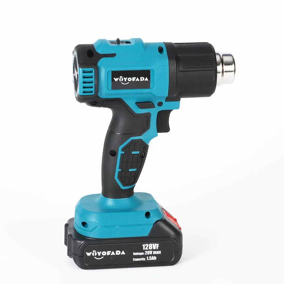 Imagem -05 - sem Fio Pistola de Calor Profissional Pistola de ar Quente Temperatura Ajustável para Faça Você Mesmo Decapagem Pintura Encolhendo para Makita 18v Bateria 18v