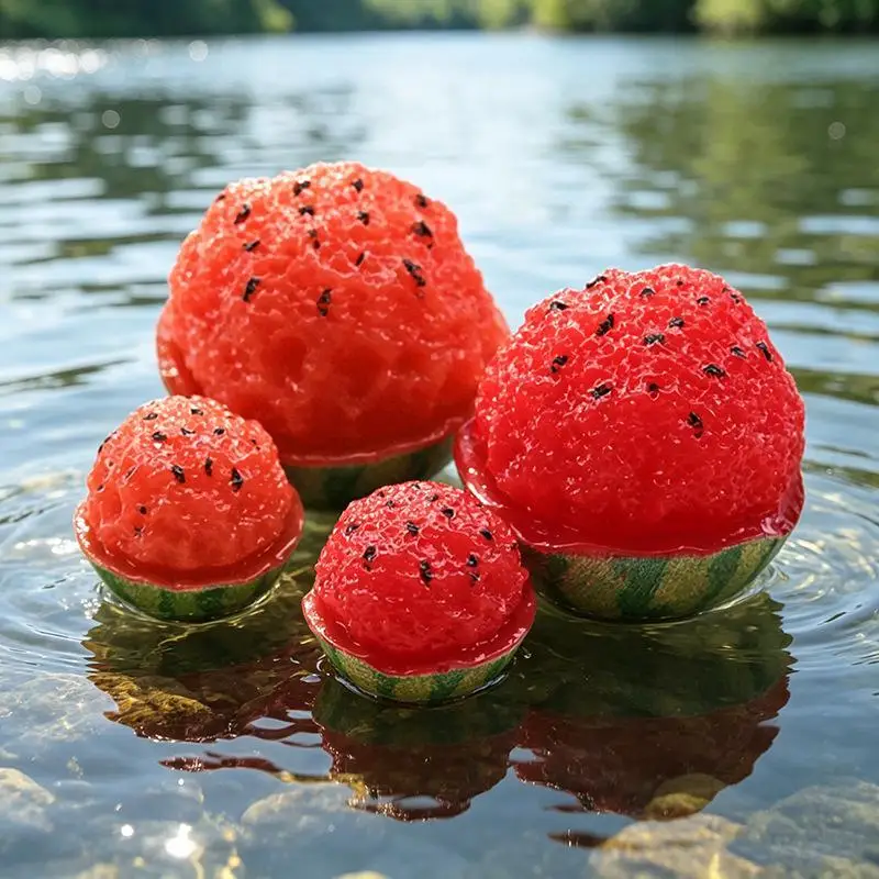 Resin Simulation Watermelon Fruit Charms Mini Fruit Beads For DIY Keychain Hair Clip Earrings Handmade Jewelry Accessories
