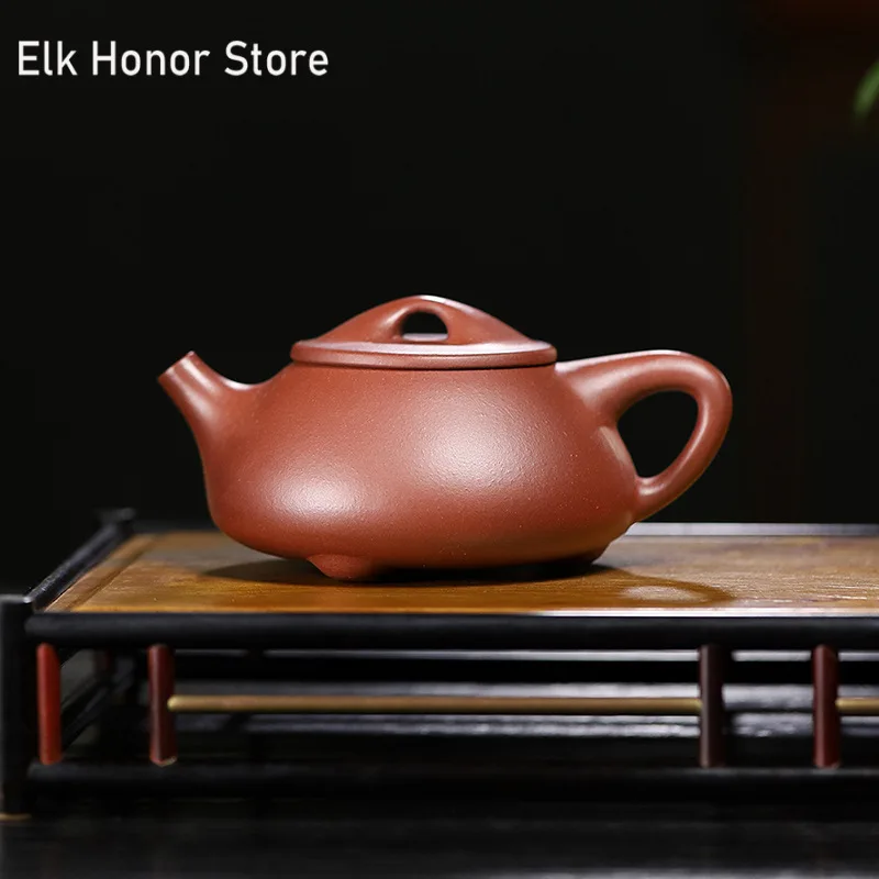 270ml Yixing Purple Clay Tea Pot Raw Ore Dicaoqing Teaware Kit Beauty Kettle 1 Pot 4 Cups Handmade Zisha Kung Fu Tea Set Gifts