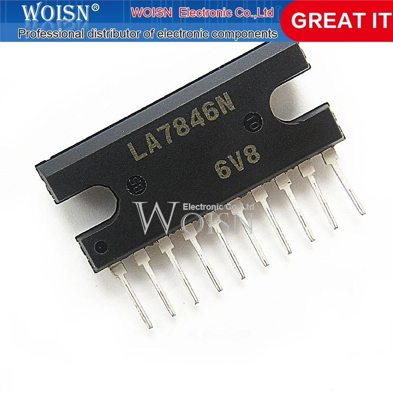 10PCS LA7846N LA7846 ZIP-10