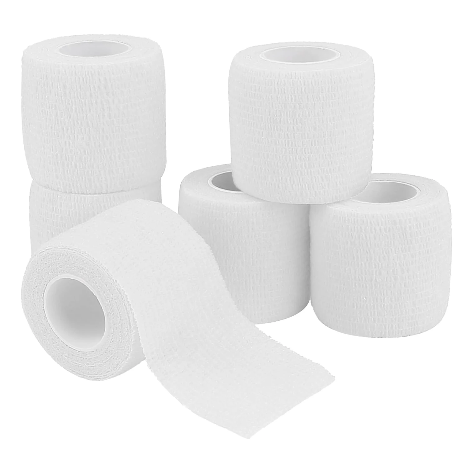 DM White Tape Tattoo Handle Bandage Anti-slip Nonwoven Waterproof Disposable Self-adhesive Elastic Bandage Grip Cover Wrap