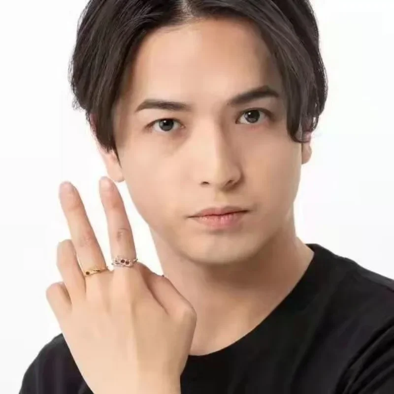 Masked Rider OOO TAJADOL Set Ring Woman Kamen Rider Design Fashion Rings Man Anime Accesorios Cosplay Zinc Alloy Unisex Jewelry