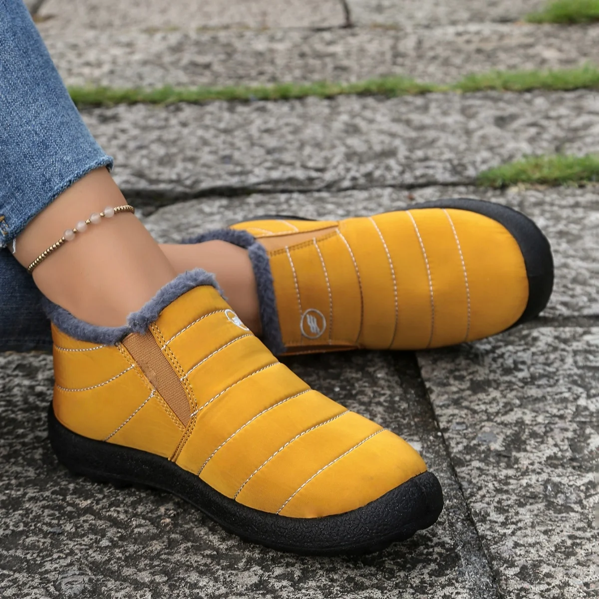 Damen-Winterstiefel 2025: Neue wasserdichte Plüsch-Schneestiefel für Damen – Warmhaltend, im Angebot mit kostenlosem Versand – Detail 34