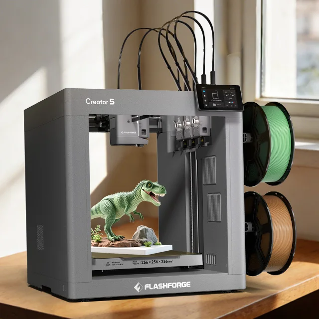 2026 New Creator 5 Automatic FDM PLA 3D Printer with Auto Leveling USB/WiFi Connectivity 1 Year Warranty
