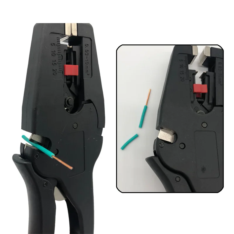 2 in 1 for Wire Stripping,Cutting 5-20mm/(0.25-0.75inch) ZK30 Automatic Wire Stripper and Cutter,Heavy Duty Wire Stripping Tool