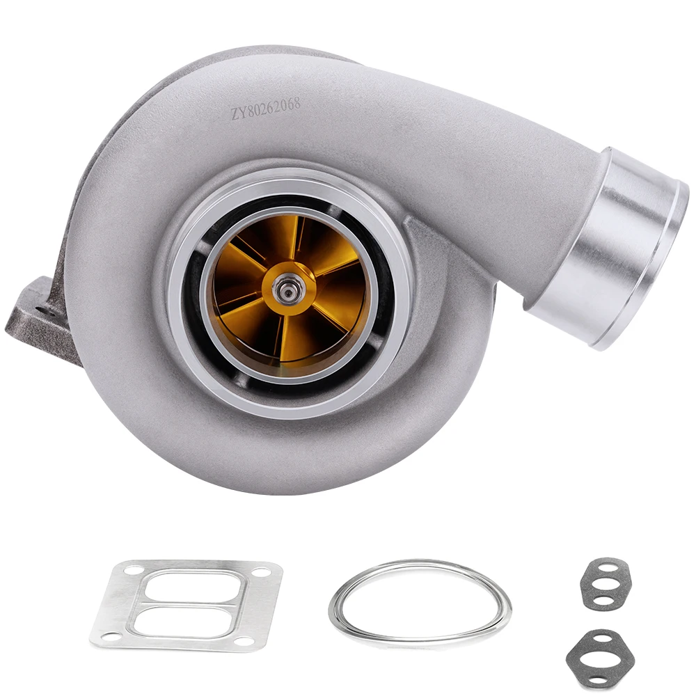 

GT45 T4 V-band 600+hp Boost Billet Turbocharger Turbo for 4.0L-6.0L Engine 1.05 A/r Turbine Universal