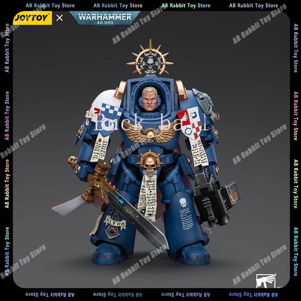 New 1/18 Joy Toy Figures Ultramarines Severus Agemman Anime Figure Terminator Captain Figurine Pvc Statue Model Collection Gk