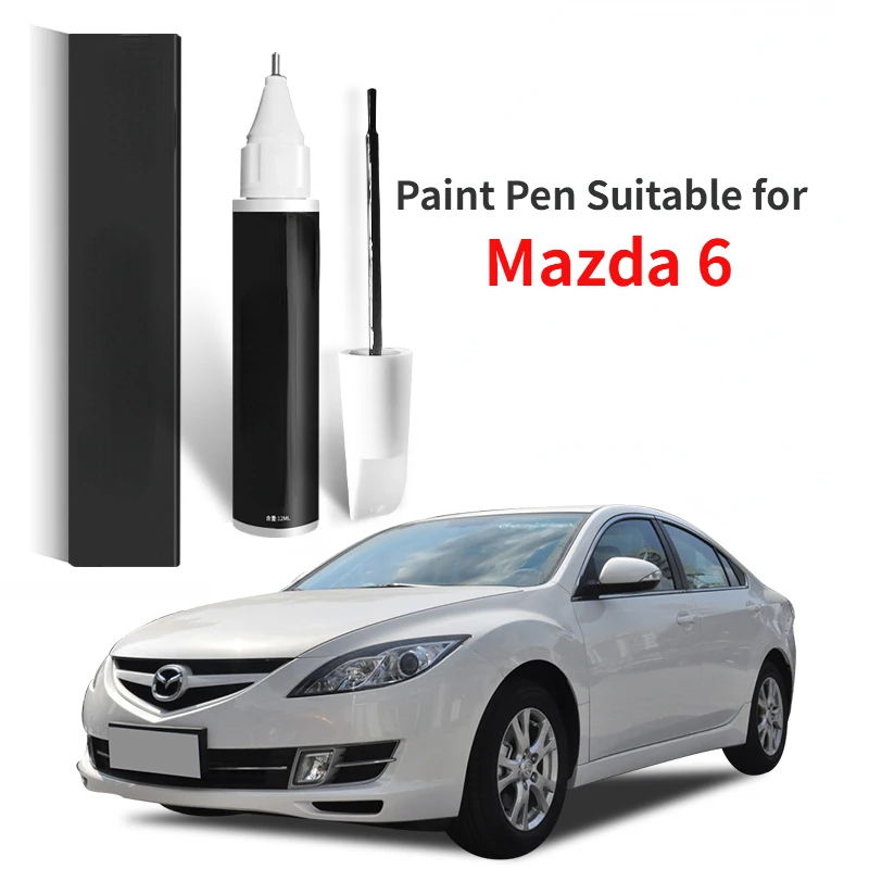 

Paint Pen Suitable for Mazda 6 Modification Accessories Special red Paint Fixer Pearl White Polar Night Black Original Car