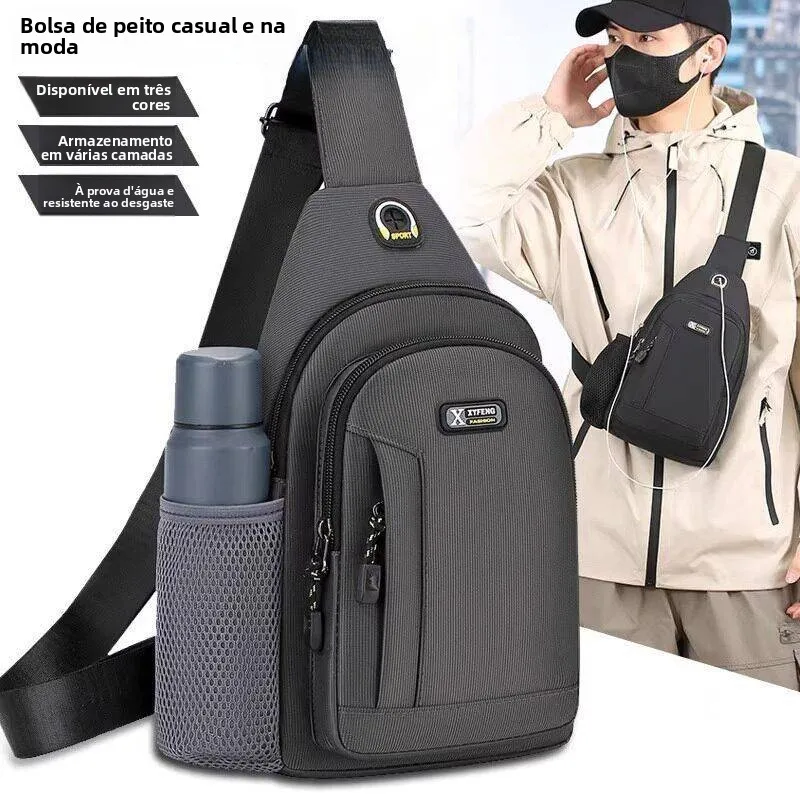 large-capacity-waterproof-multi-functional-portable-backpack-outdoor-men's-shoulder-crossbody-bag-casual-style-leisure-scene