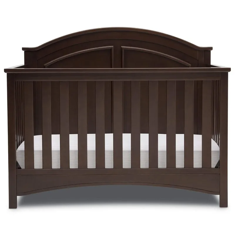 6-in-1 Convertible Crib - Greenguard Gold Certified, Walnut Espresso