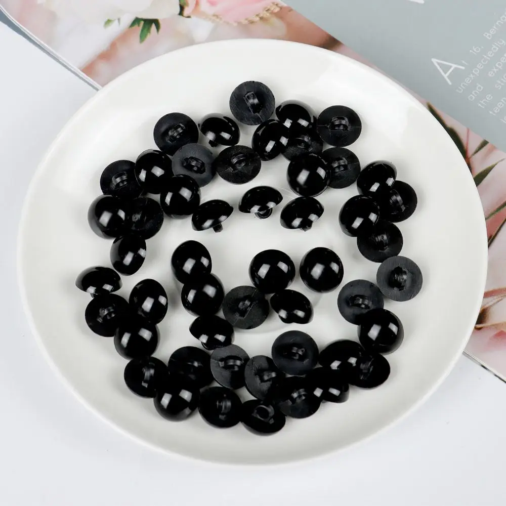 50pcs DIY Crafts   9-25mm Black Safety Eyes Bears Needle Felting Animals Puppets making Dolls Accessories