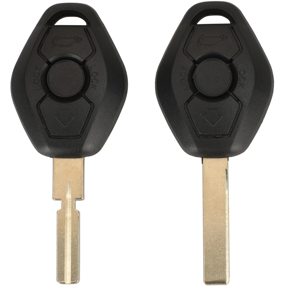 jingyuqin 3 Button  For BMW Cas2 System 315LP/315MHz ASK/315MHz FSK/433MHz Hu92/Hu58 key blade Straight remote control car key