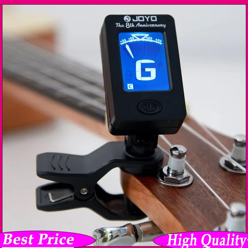 

JOYO JT-01 Clip-on Chromatic Digital Guitar Tuner with LCD Frequency Display for Acoustic Guitar Ukulele And Violin