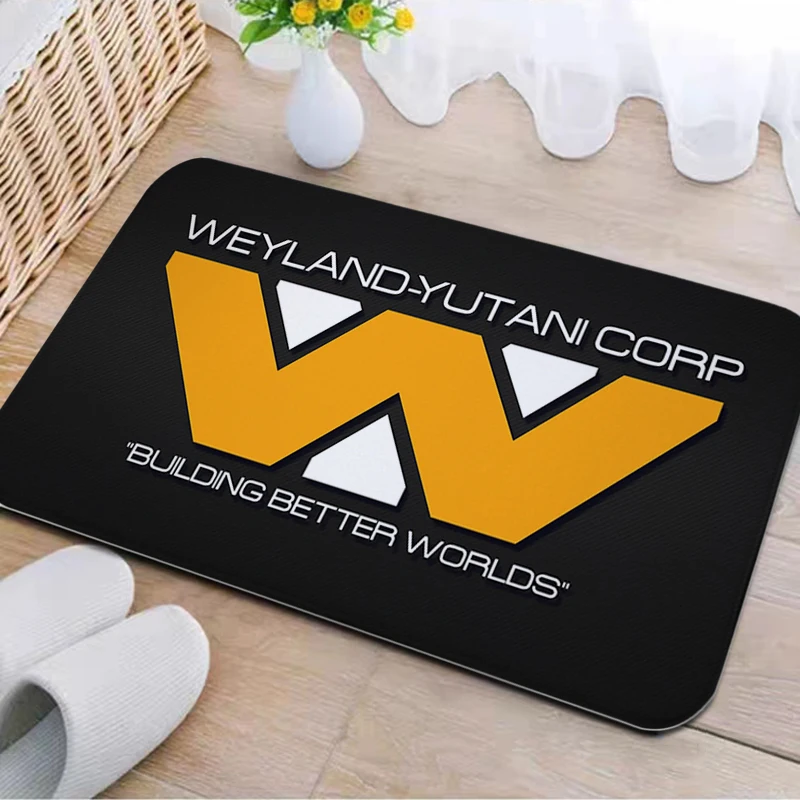 Bathroom Mat Weyland Yutani Kitchen Carpets House Design Doormats Non-slip And Washable Welcome Entrance Door Floor Mats Rugs