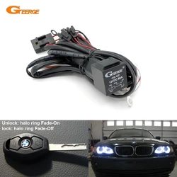 Geerge For BMW Angel Eyes Halo Rings LED or CCFL Relay Harness W/ Fade-on Fade-off Features