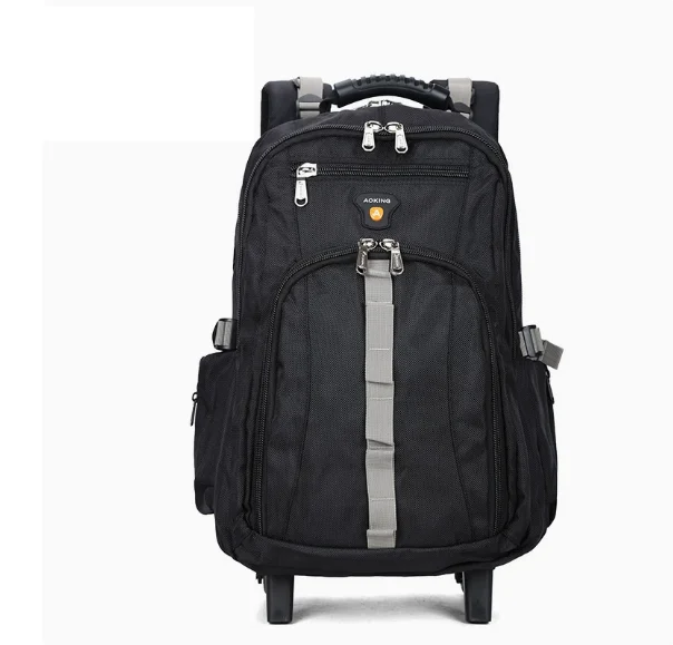 20 inch Rolling Bag oxford waterproof 20 inch Student Schoolbag Rolling Backpack Wheeled Bag Business Trips Trolley Backpack