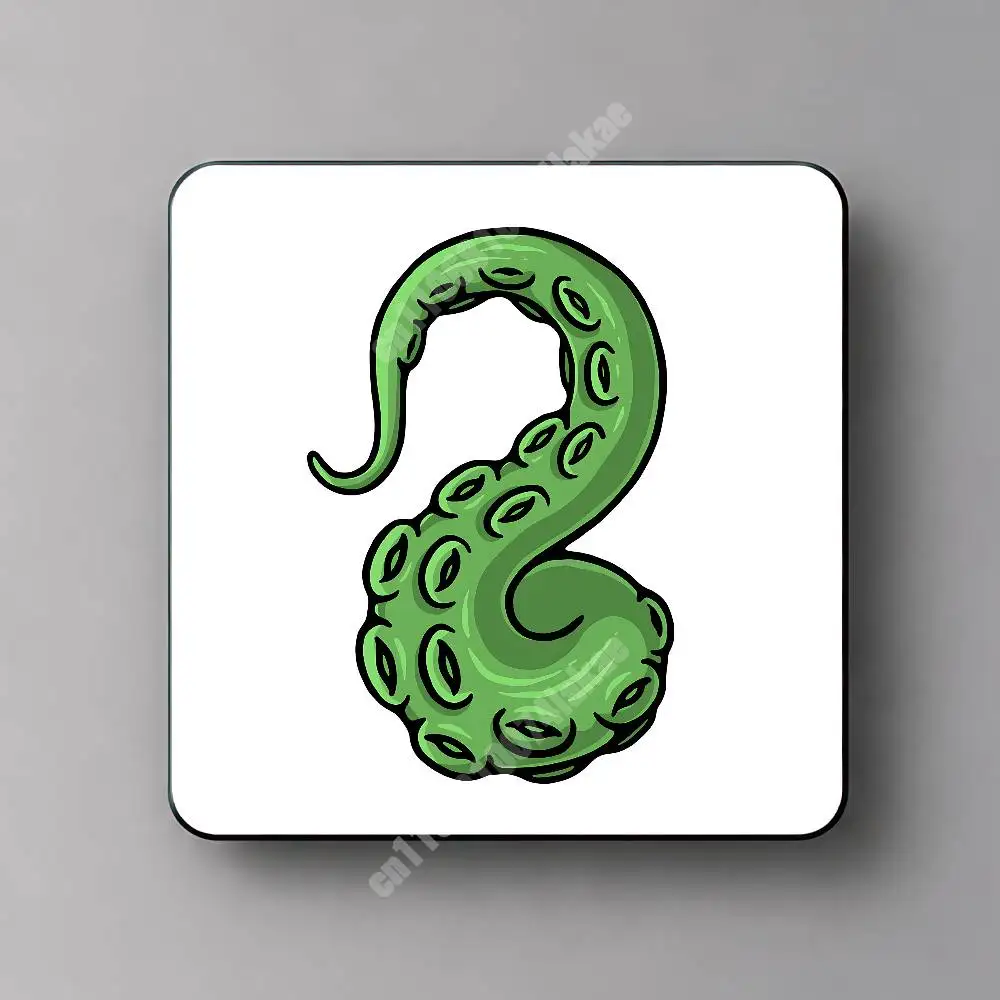 Cthulhu Octopus Mystery Fantasy Magnetic Sticker Removable Fridge Decal for Metal Surfaces Magnet Label
