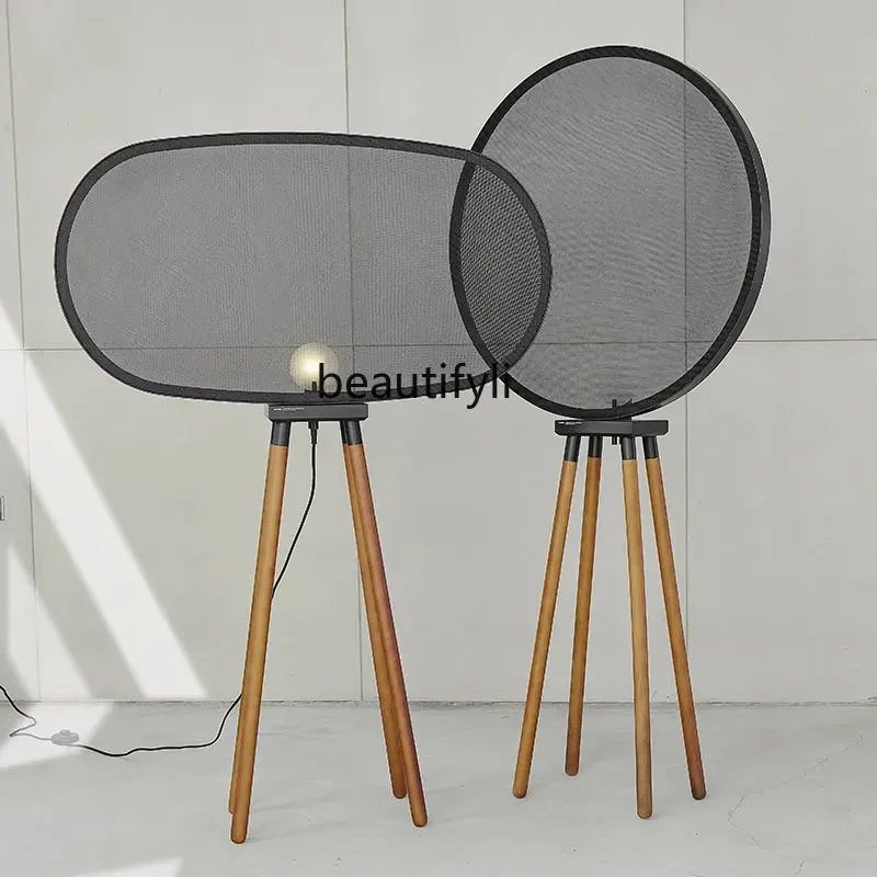 

xz1zq Simple Modern Living Room Screen Ambience Light Nordic Restaurant Chinese Creative Floor Lamp