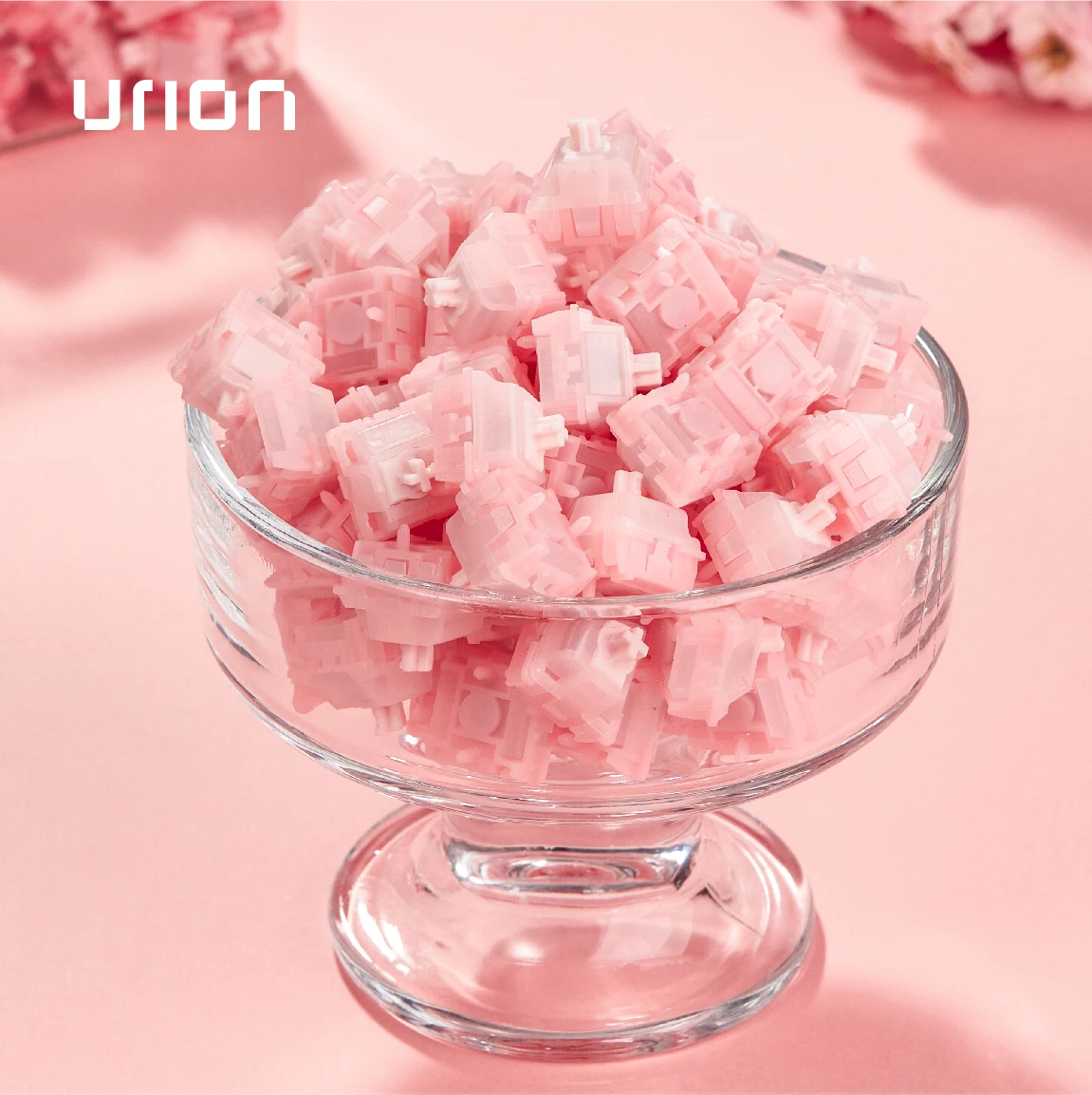 UR Pink Ice Magnetic Ultra Switch Sakura Switch: 마그네틱 기계식 키보드 스위치의 진정한 성능을 경험하다