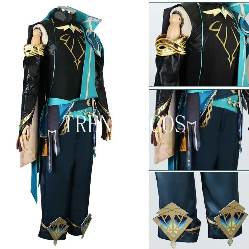 Sumeru Al Haitham Cosplay Costume Al Haitham Men's Uniform Halloween Alhaitham Outfits for anime cosplay