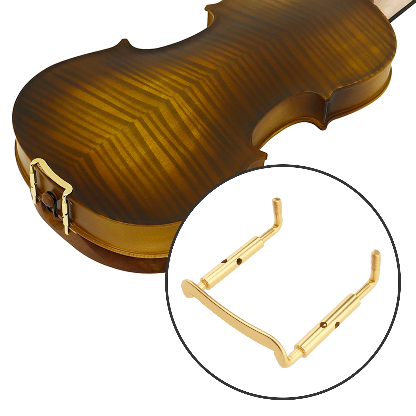 Golden Metal Chin Rest Screw For 4/4 Violin