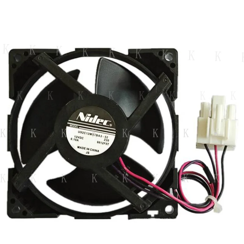 C FOR  Black Fan Motor For Midea Refrigerator BCD186WM/166 Freezer Fan 12V 0.1A U92C12