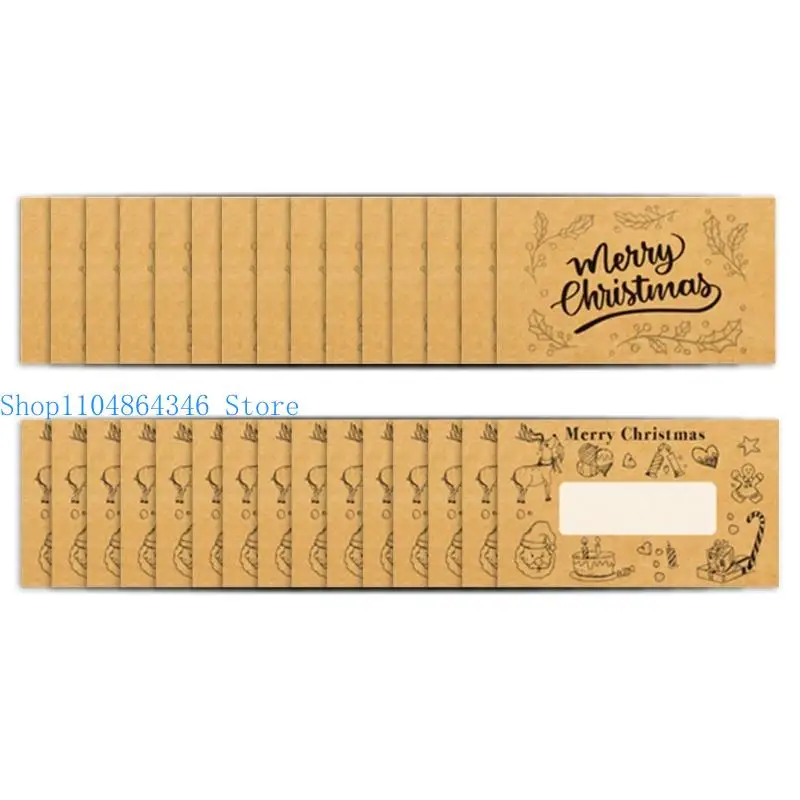 5asd 30Pcs Handmade Scratch Off Coupon Cards Christmas Prizes Card for Birthday Wedding Holiday Parties Festival Celebration