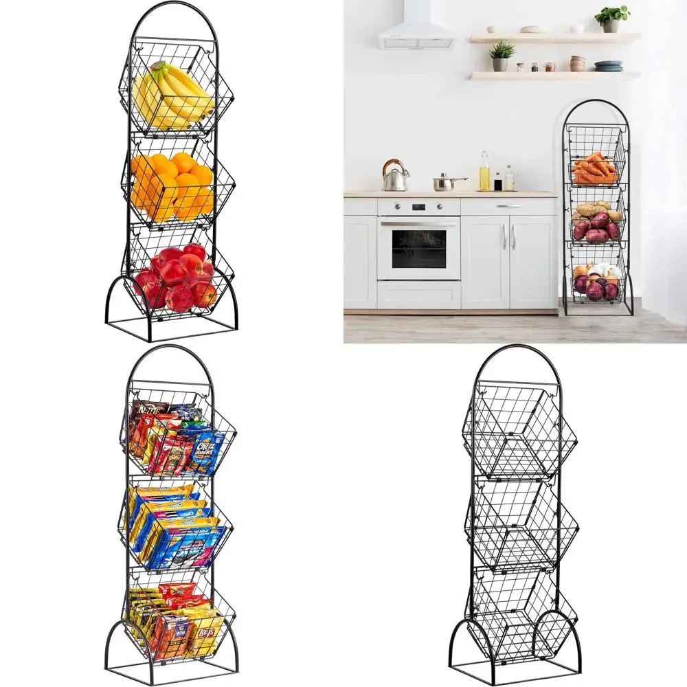 

Многоярусный органайзер-корзина для фруктов, овощей, туалетных принадлежностей и предметов домашнего обихода