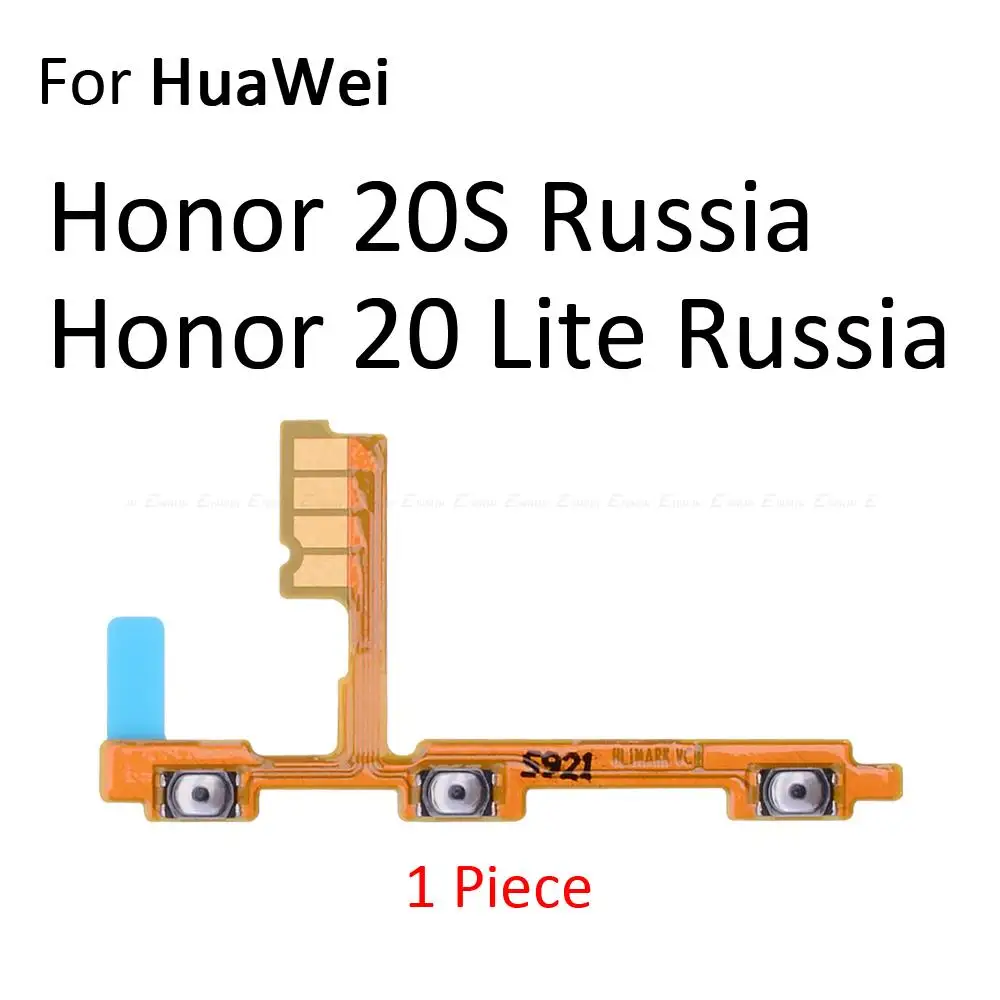 Przycisk włączania i wyłączania wyciszenie przełącznik sterowania przycisk głośności Flex Cable ddo HuaWei Honor View 20 20S 20E 10i 10 9 8 8C 8X Pro Lite części