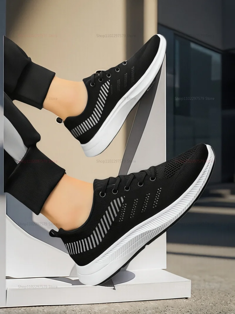 Men Women Vulcanized Casual Athletic Running Shoes Lightweight Breathable Tennis Sneakers Unisex Sports Fashion Shoes image 4