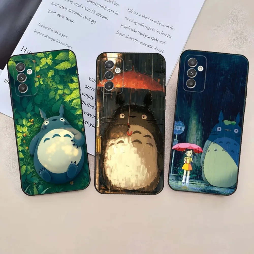 

Cute Phone Case For Samsung Galaxy A20,A21s,A22,A31,A32,A52,A53,A72,73,A80,A91 T-TotoroES-S Soft Black Phone Cover