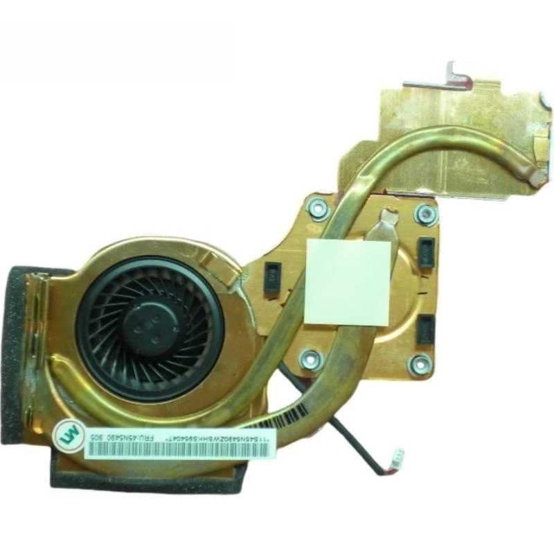 ... For Lenovo Thinkpad T500 W500 fan CPU independent graphics card, radiator 45N5490....