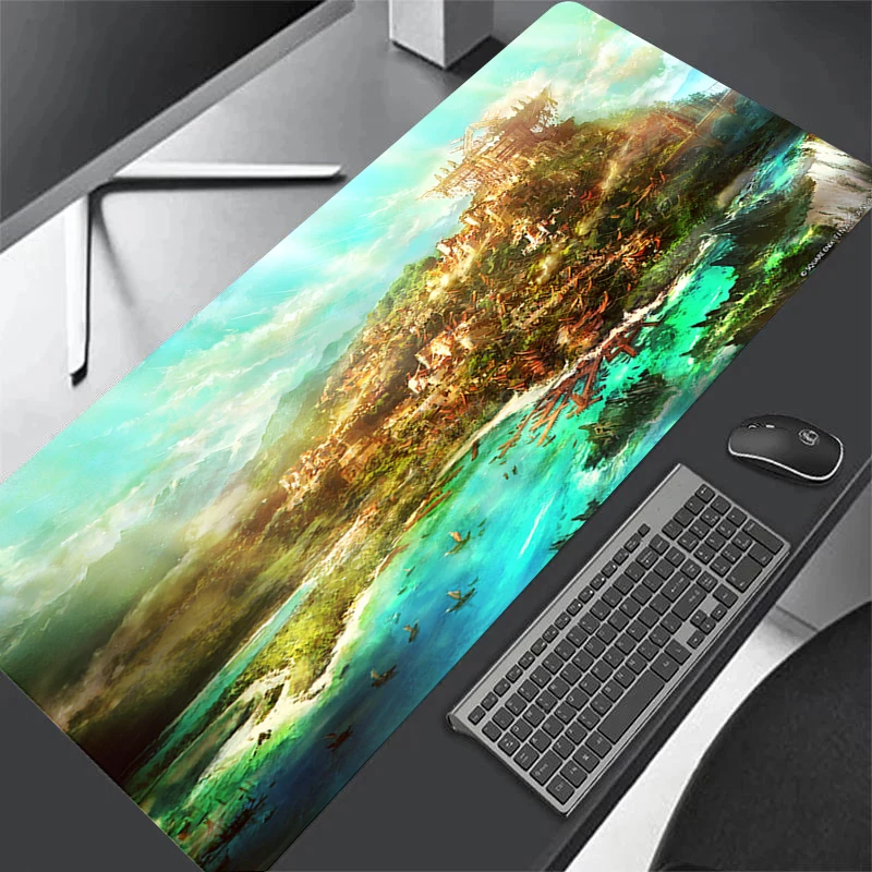 Final Fantasy XIV Online Large Mouse Pad Gaming Mousepad PC Gamer XXL Computer Office Mouse Mat Laptop Keyboard Mat Big Deskmat