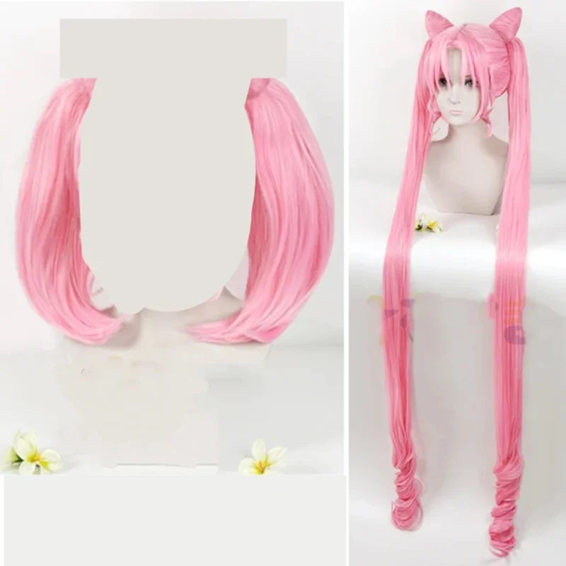 

ss13New Sailor Chibiusa Small Serenity Black Lady Wig For Party Game Costume Accessories