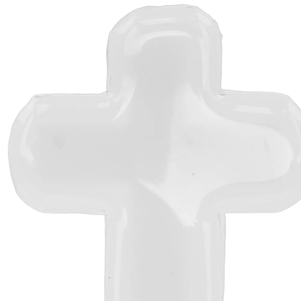 10pcs Personalized Mirror Effect Cross Resin Mold Easy Demoulding Elastic Silicone Candle Mold Epoxy Resin Mold For DIY