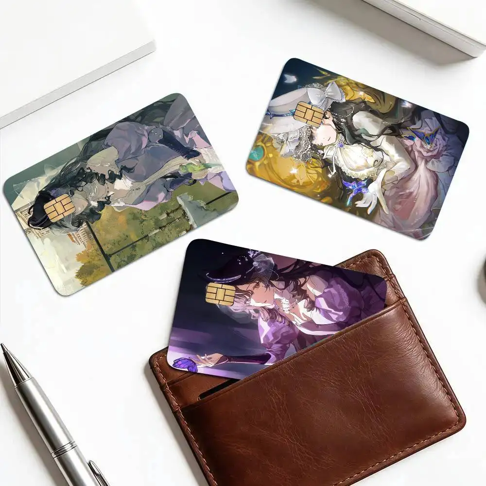 Isolde Animated Game R-Reverse 1999 Credit Card Sticker Waterproof PVC Skin Cover For Debit Bank Card, Removable Card Decal Wrap