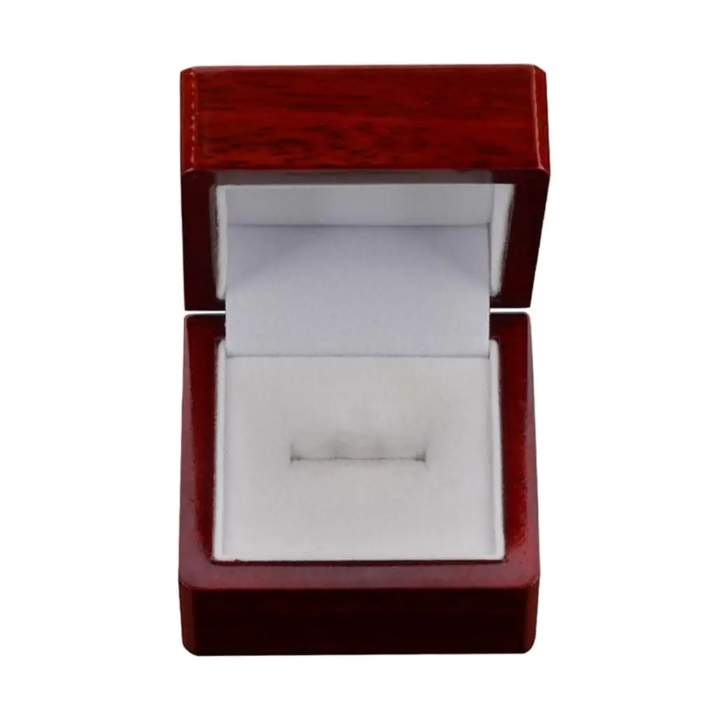 Quality Wooden Wedding /Proposal Finger Jewelry Storage Case