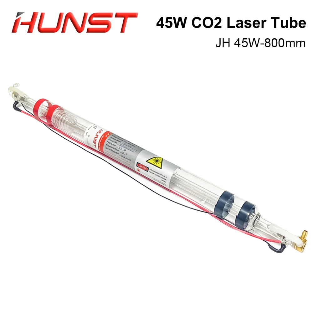 Hunst JH 45 واط CO2 أنبوب ليزر قطر 50 مللي متر طول المصباح بالليزر 800 مللي متر لآلة قطع النقش #2