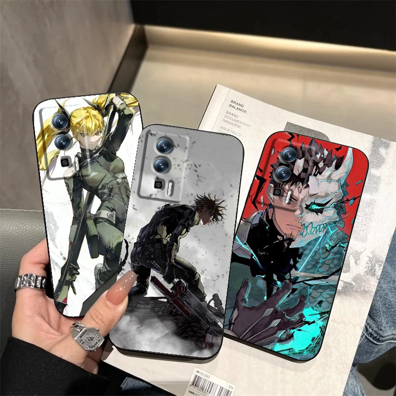 

Anime K-Kaiju No. 8 Cool For Xiaomi Redmi 9A 9C 9AT 10C 9 9T 10 12C 13C A3 12 K60 A1 K50 K40 5G Black Funda Phone Case