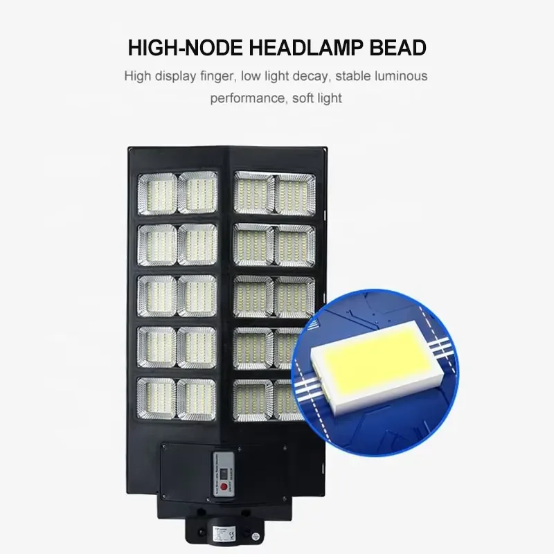 9W Solar LED Street Light Outdoor Motion Sensor 8000K Waterproof IP65 Road Wall Lamp