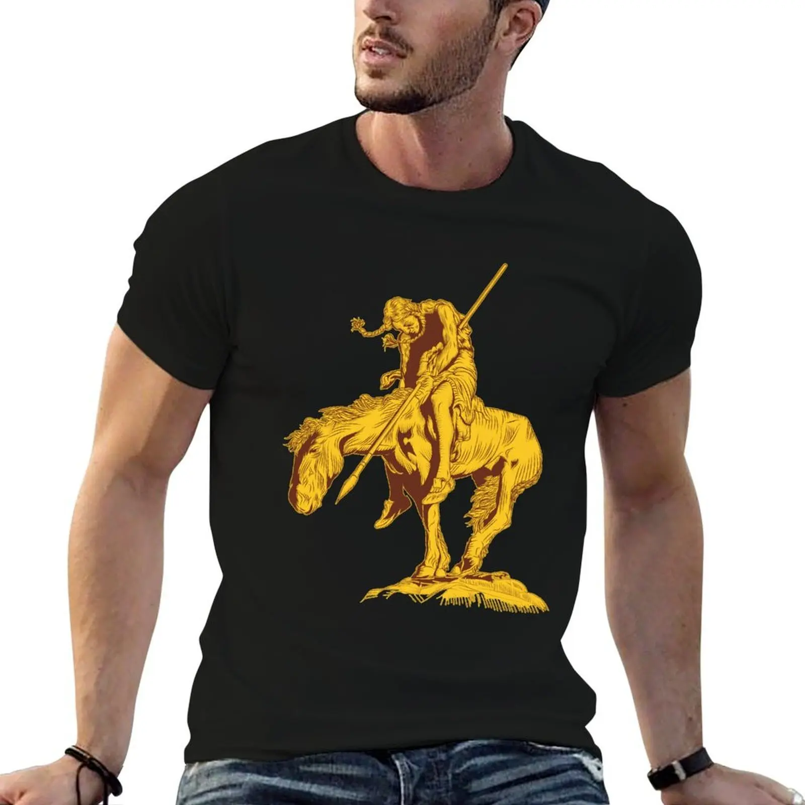 

The Trail Ends Native American Vintage Art T-Shirt anime tshirt t shirt for man t shirt for man 100 percent cotton T-shirt