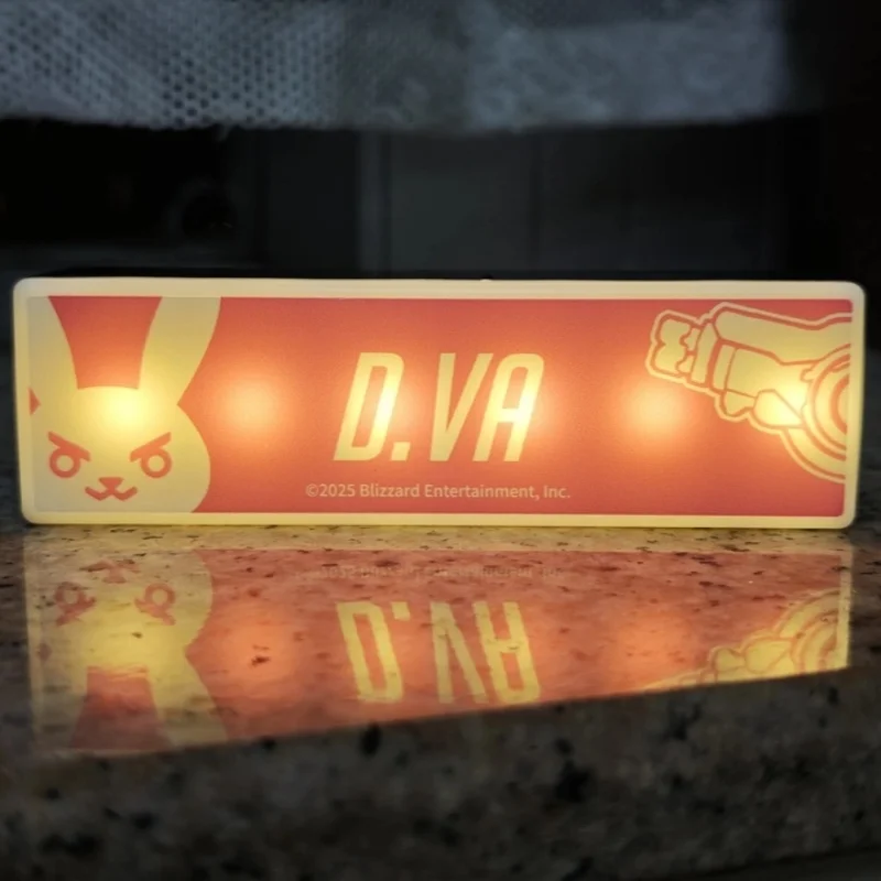 Authentic Kiriko D.Va Genji Magnetic Multi‑Function Night Light Tri‑Color LED Rechargeable Bedside Ornament Collectible Toy Gift view 4