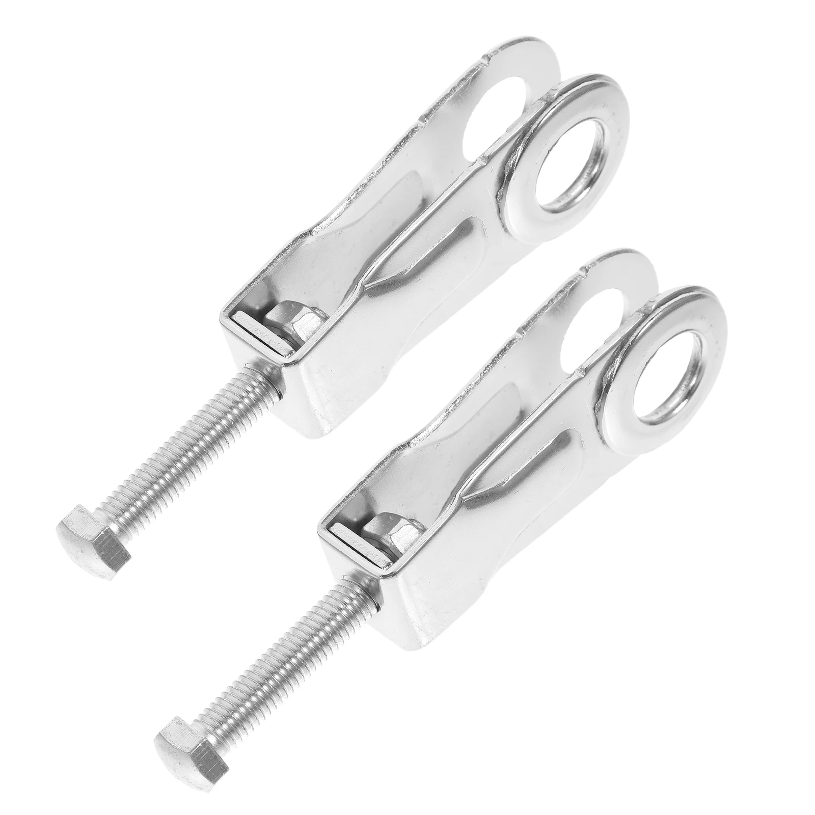 

2Pcs Motorcycle Chain Adjuster Tensioner Fastener Bolt Tightener Motorbike Chains Tools Accessories Compatible Various Models